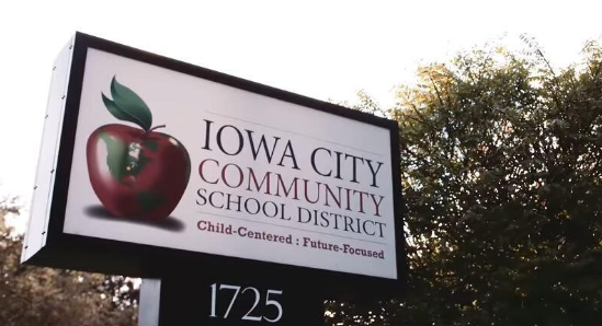 Iowa City Community School District Sign Covenant Workplace Solutions Logo